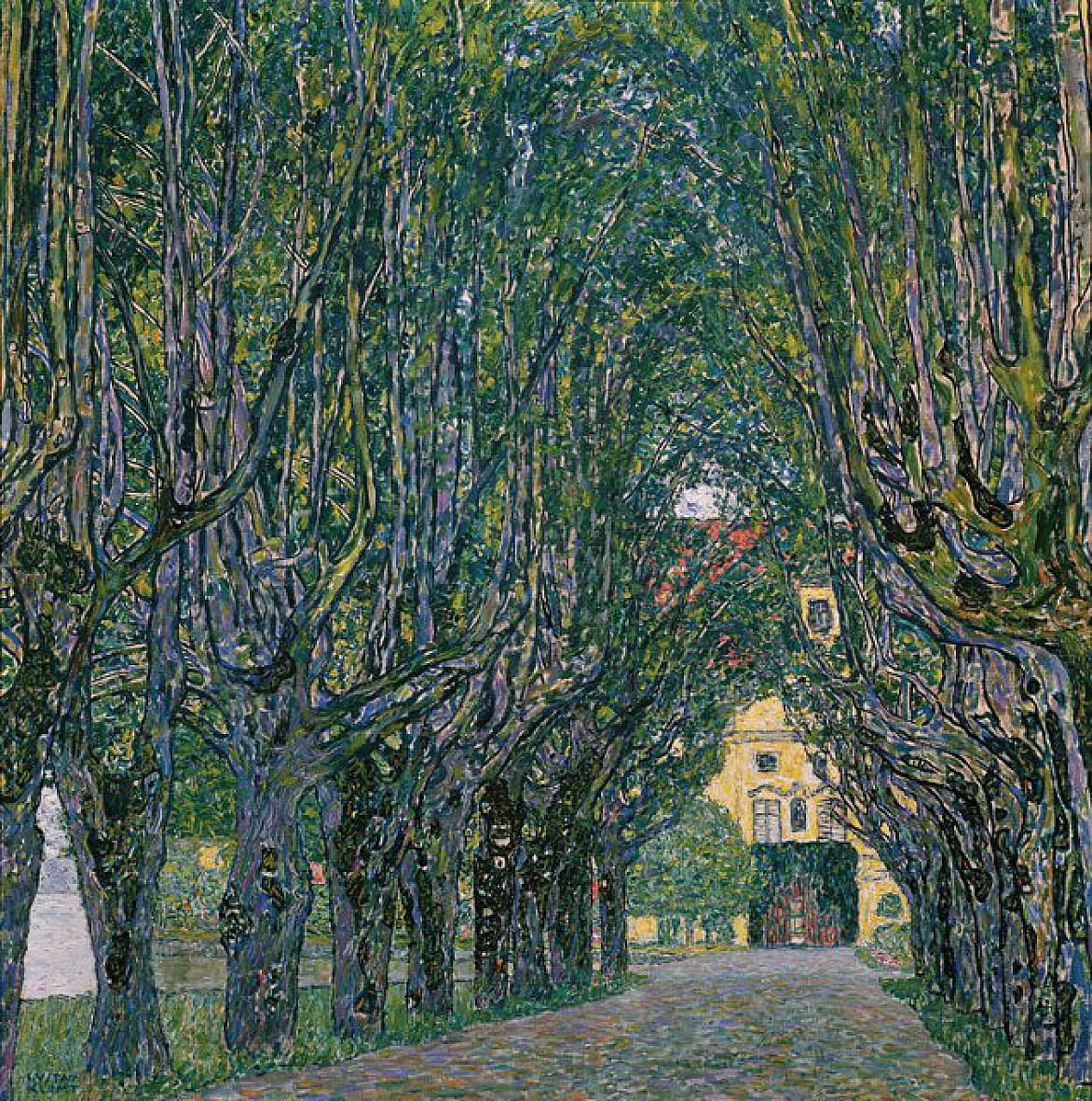 Viale del parco Schloss Kammer di Klimt