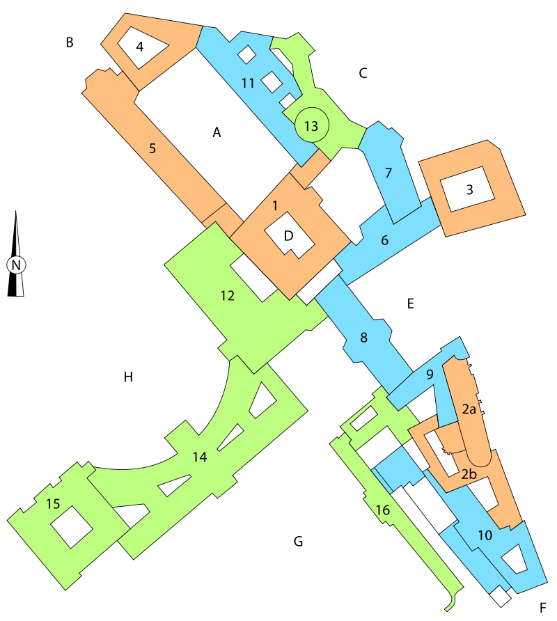 pianta generale del palazzo