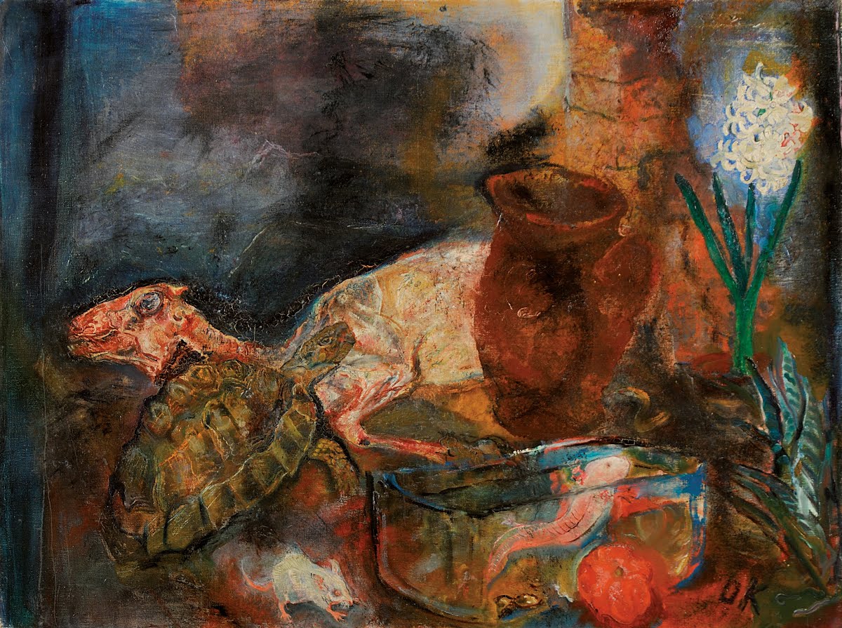 still life with Mutton and Hyacinth